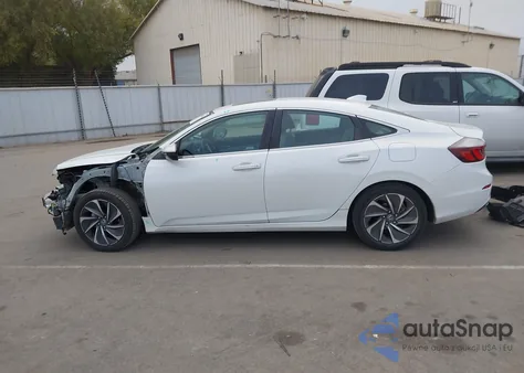 2021 Honda Insight Touring z USA, uszkodzony, nr VIN 19XZE4F95ME000255